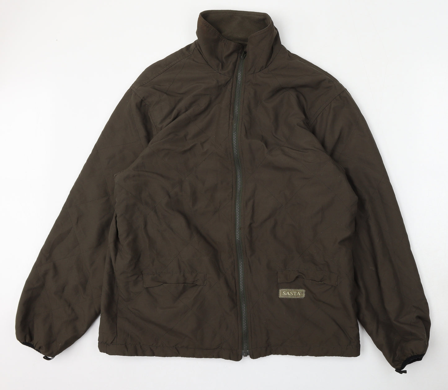 Sasta Mens Green   Jacket  Size M  Zip - Reversible