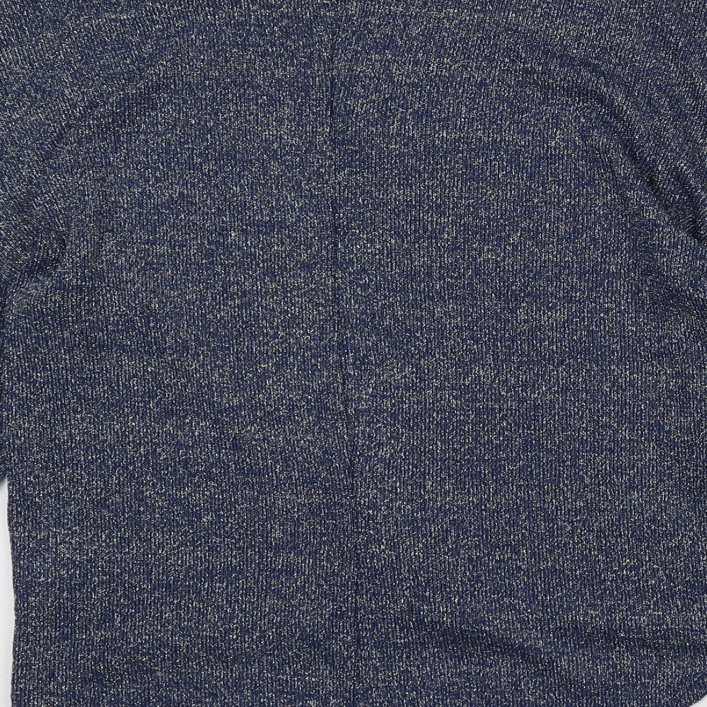Atmosphere Womens Blue Round Neck  Viscose Pullover Jumper Size 10