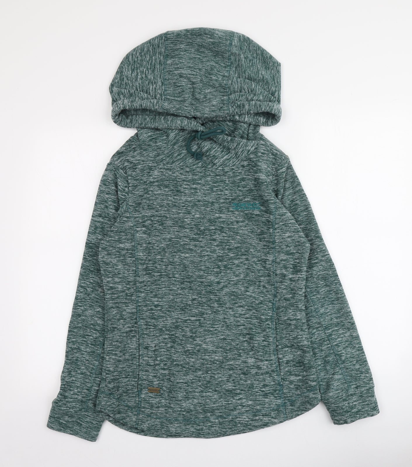 Regata Womens Green  100% Polyester Pullover Hoodie Size 8