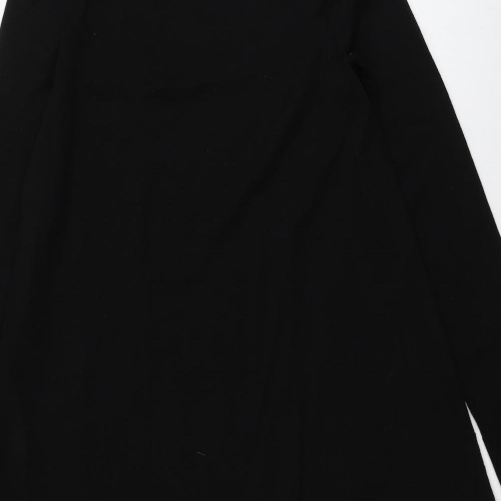 COS Womens Black Roll Neck  100% Wool Pullover Jumper Size XS