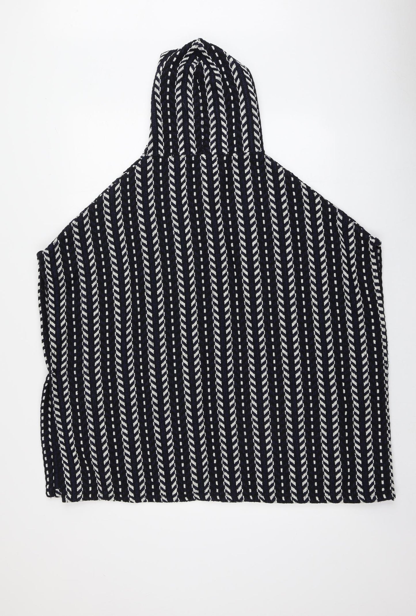 NEXT Womens Multicoloured V-Neck Herringbone Polyester Vest Jumper One Size