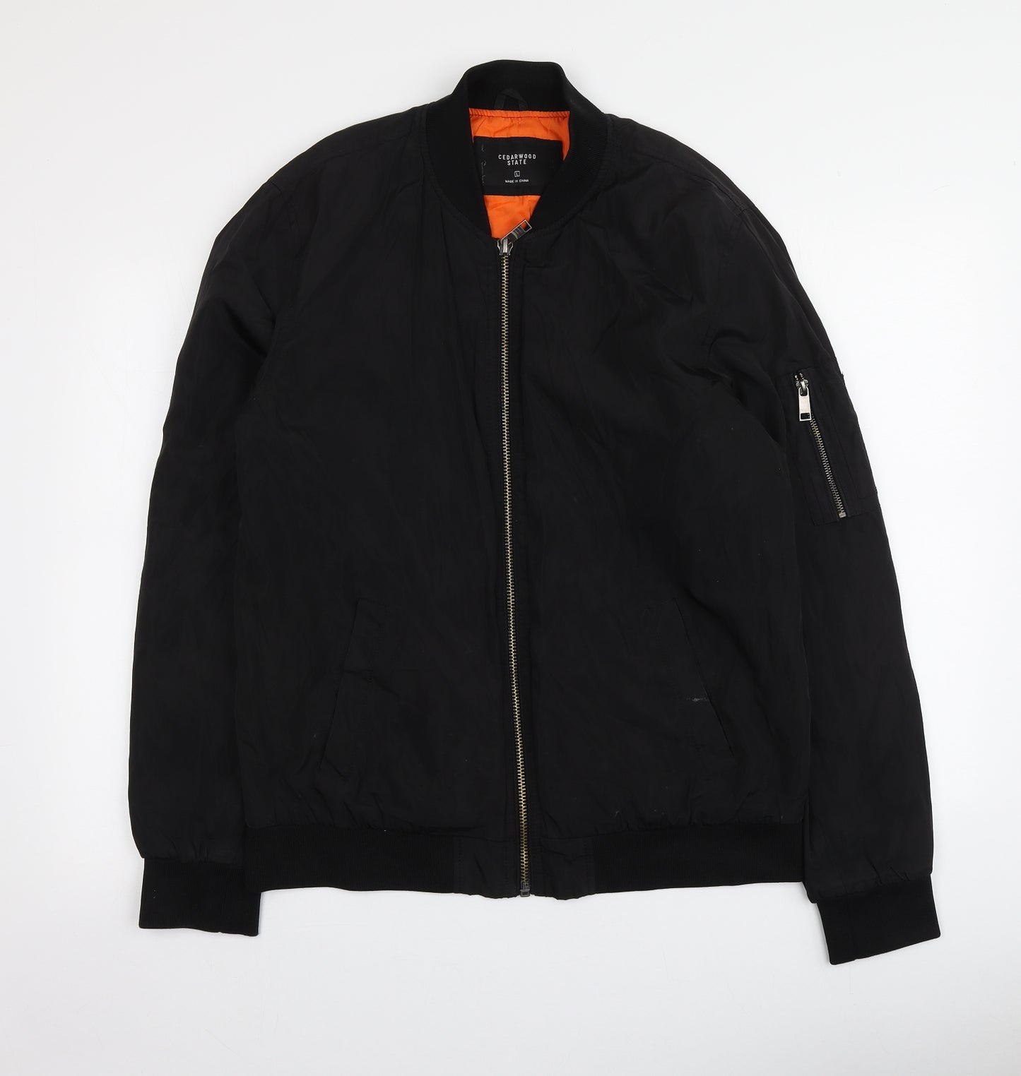 Cedarwood Mens Black   Jacket  Size L