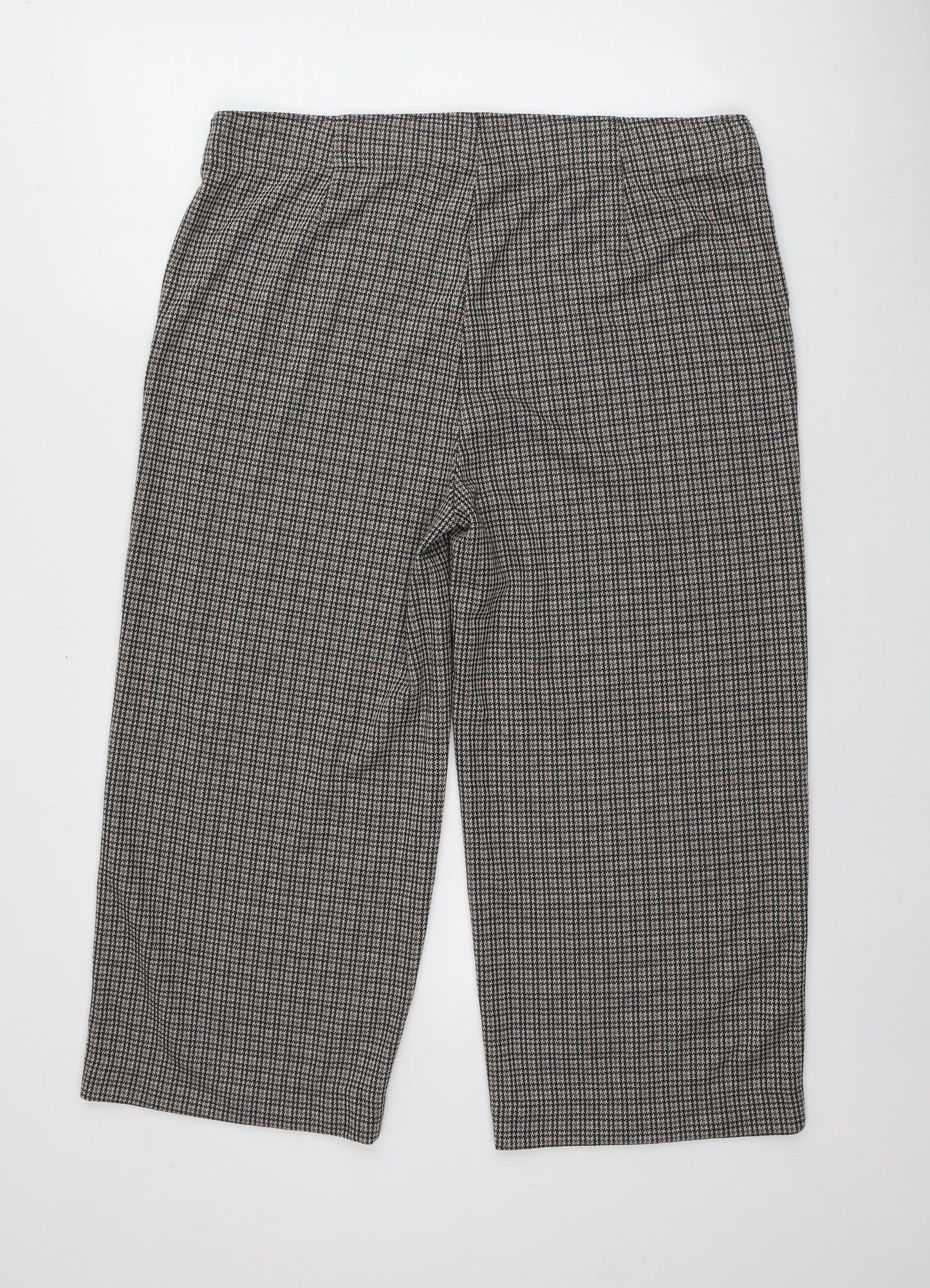 NEXT Womens Multicoloured Herringbone Polyester Trousers  Size 18 L22 in Regular