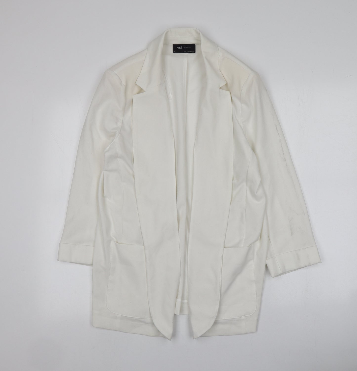 M&S Womens Ivory   Jacket  Size 16