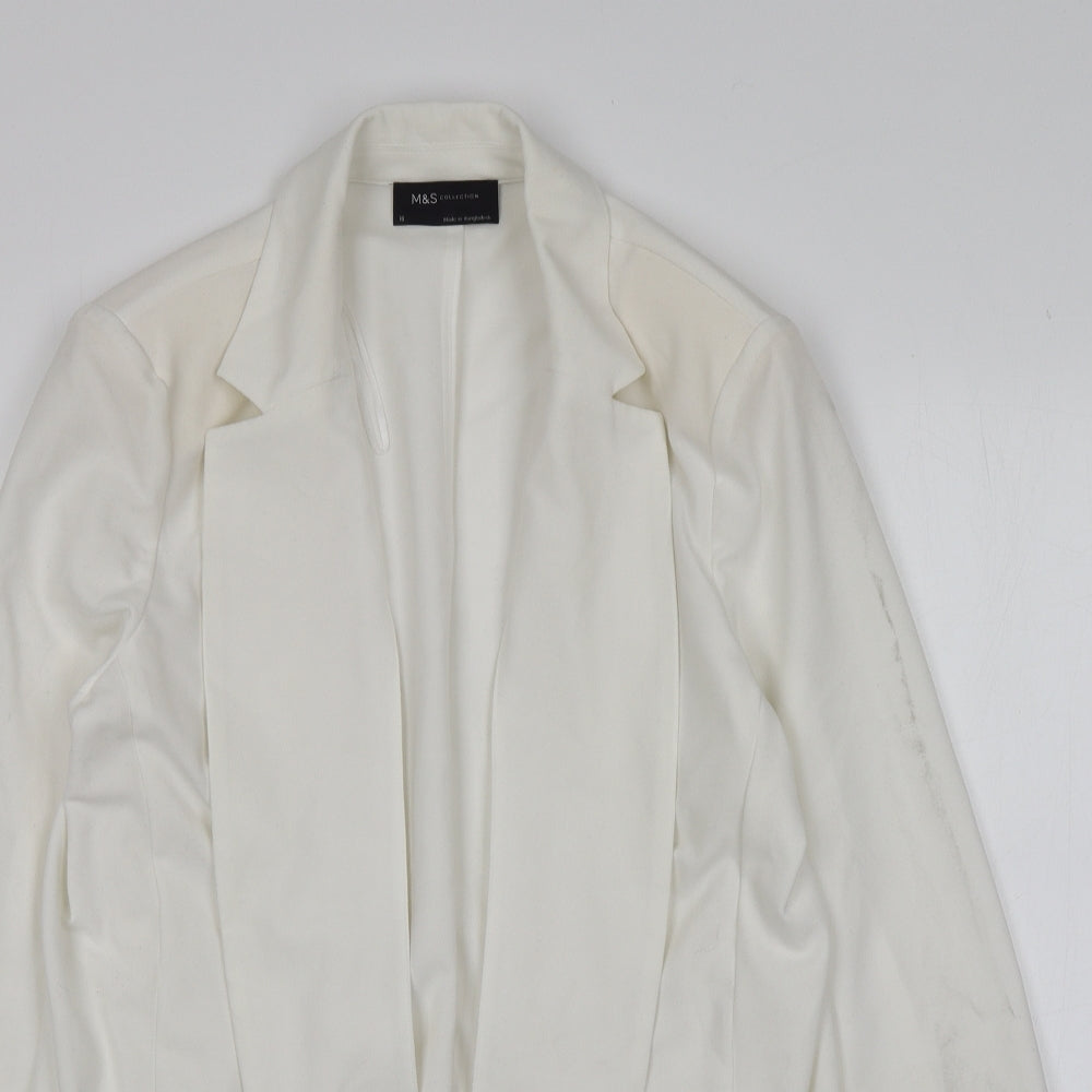 M&S Womens Ivory   Jacket  Size 16