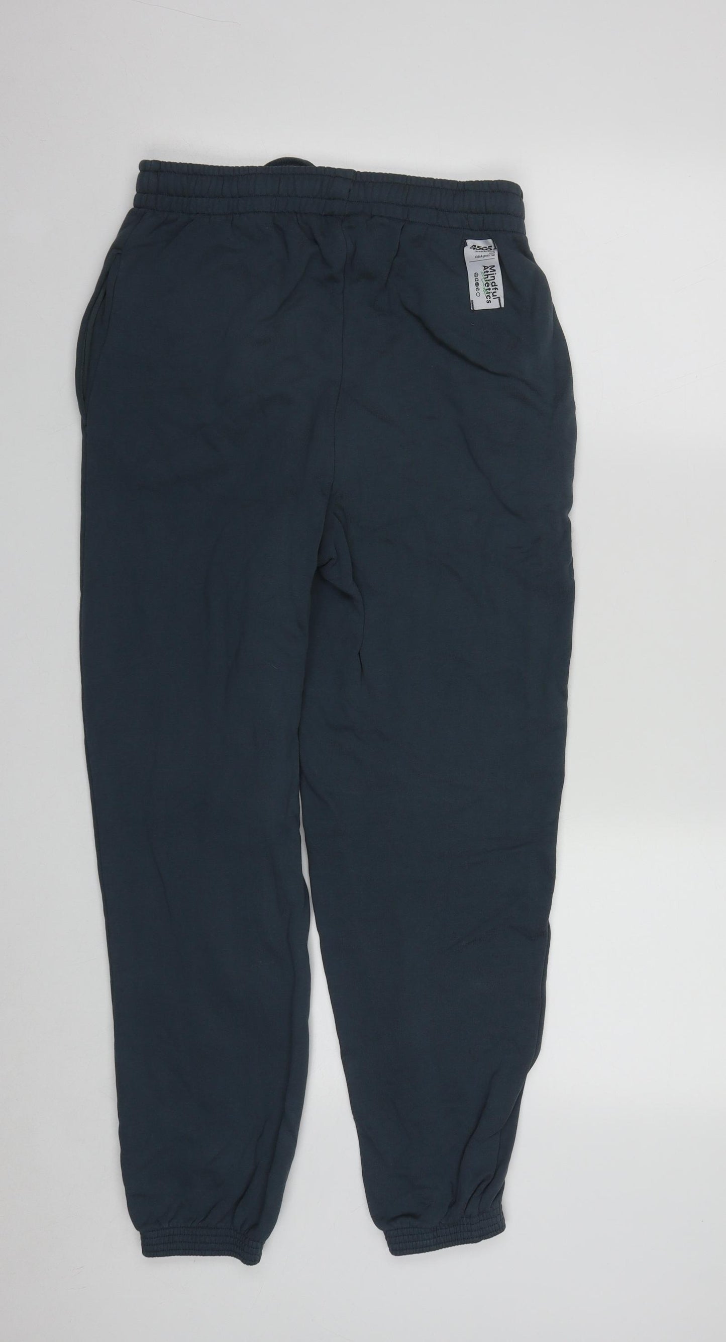ASOS Womens Grey  Cotton Jogger Trousers Size 8 L25 in Regular Drawstring