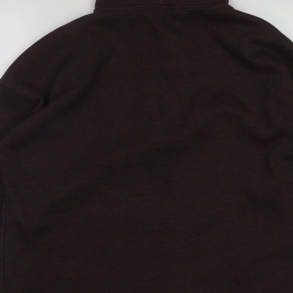 Primark Womens Red  Polyester Pullover Sweatshirt Size XS  Zip