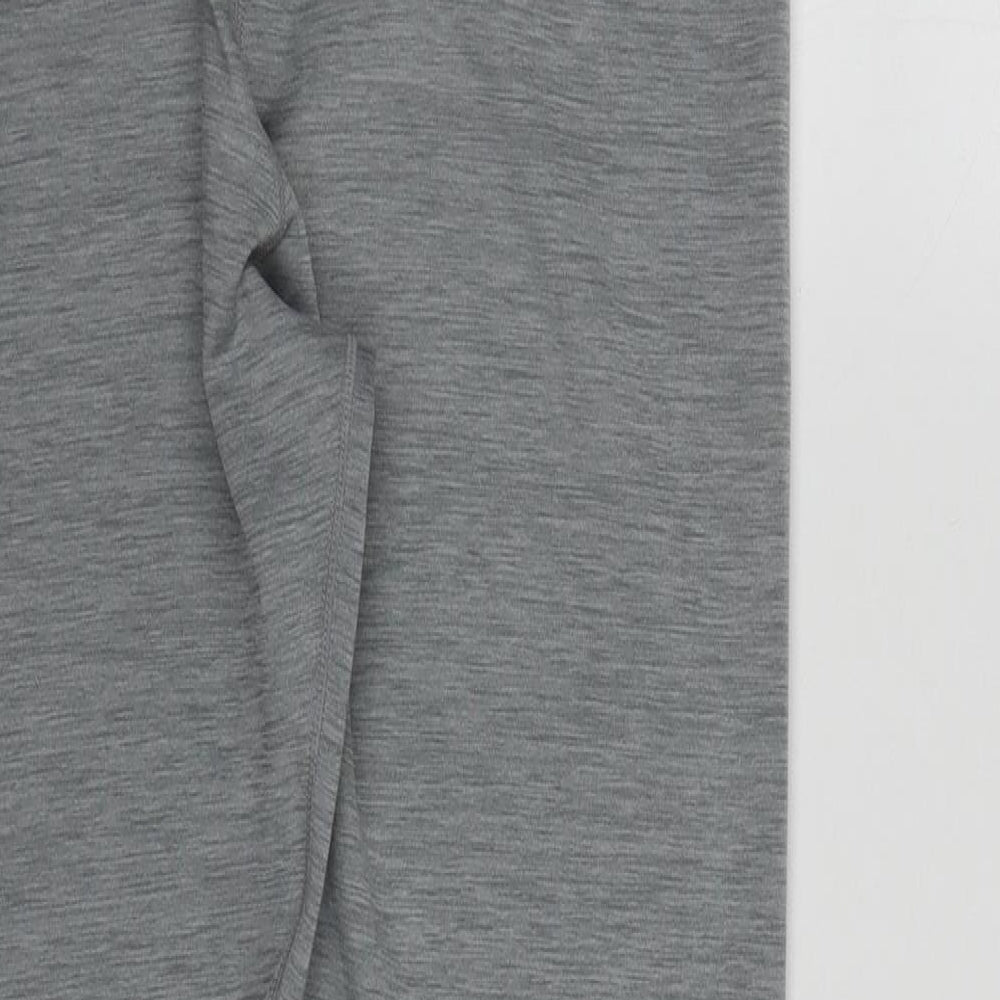 Nike Womens Grey  Polyester Compression Leggings Size M L27 in Regular
