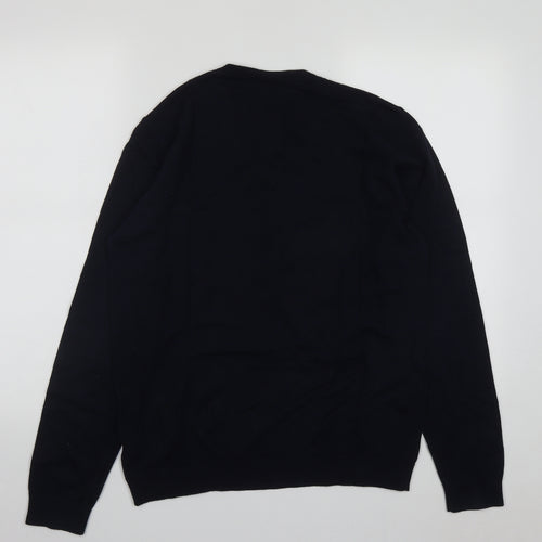 NEXT Womens Blue Collared  Cotton Pullover Jumper Size M