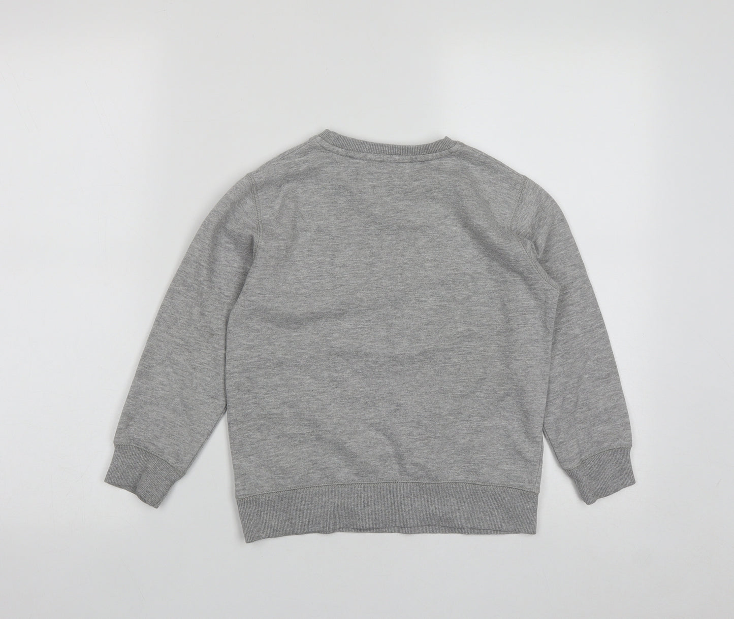 George Boys Grey  Cotton Pullover Sweatshirt Size 5-6 Years