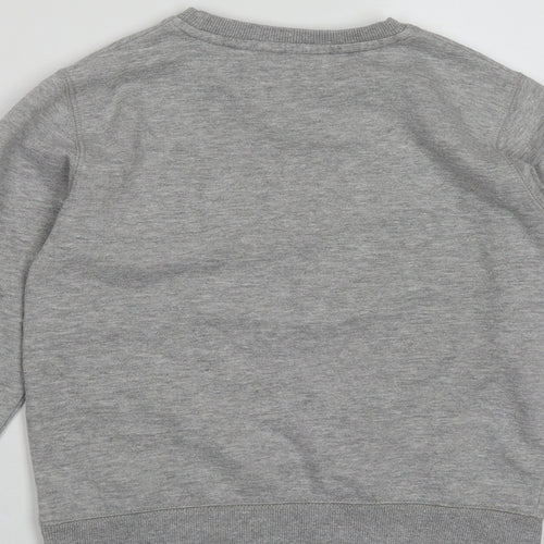 George Boys Grey  Cotton Pullover Sweatshirt Size 5-6 Years