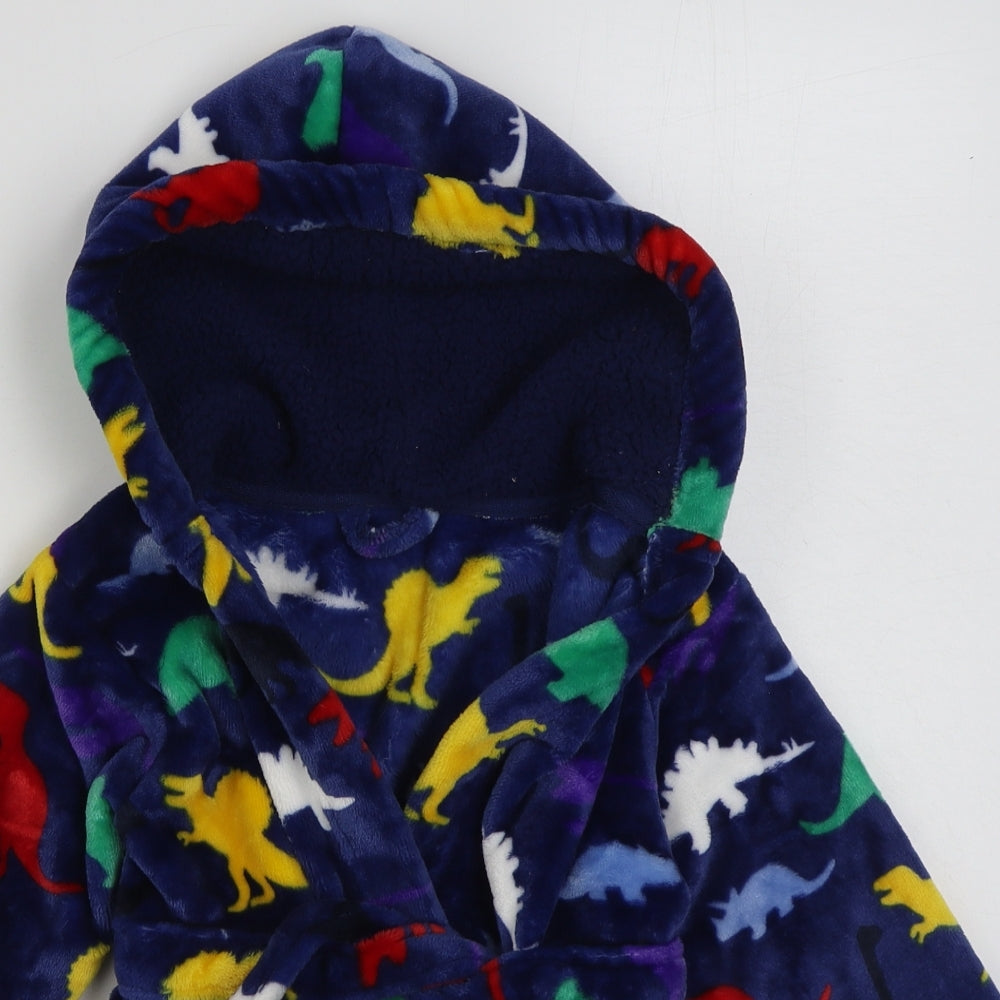 Nutmeg Baby Multicoloured Geometric Polyester Kimono Gown Size 18-24 Months  Tie
