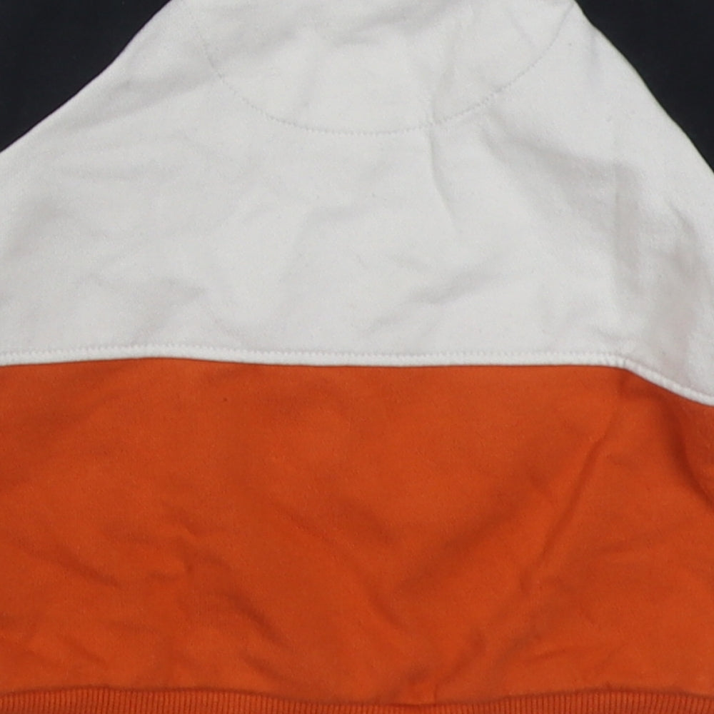 F&F Boys Orange  Cotton Pullover Jumper Size 12-18 Months  Pullover