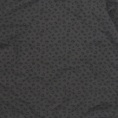 Primark Girls Grey Animal Print Cotton Pullover Sweatshirt Size 10-11 Years  Pullover
