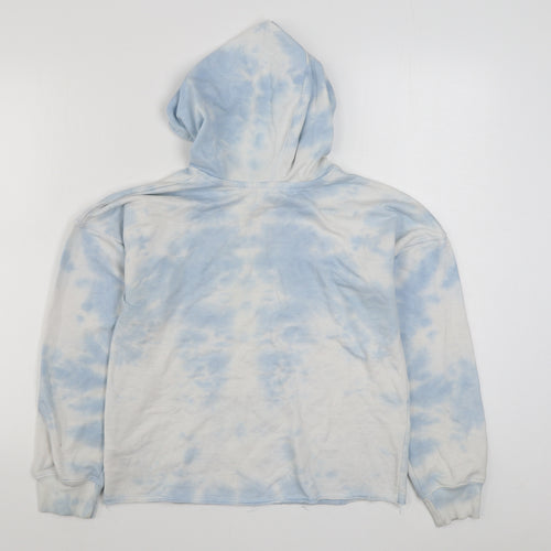 Jollie & Joy Womens Blue  Cotton Pullover Hoodie Size S  Pullover