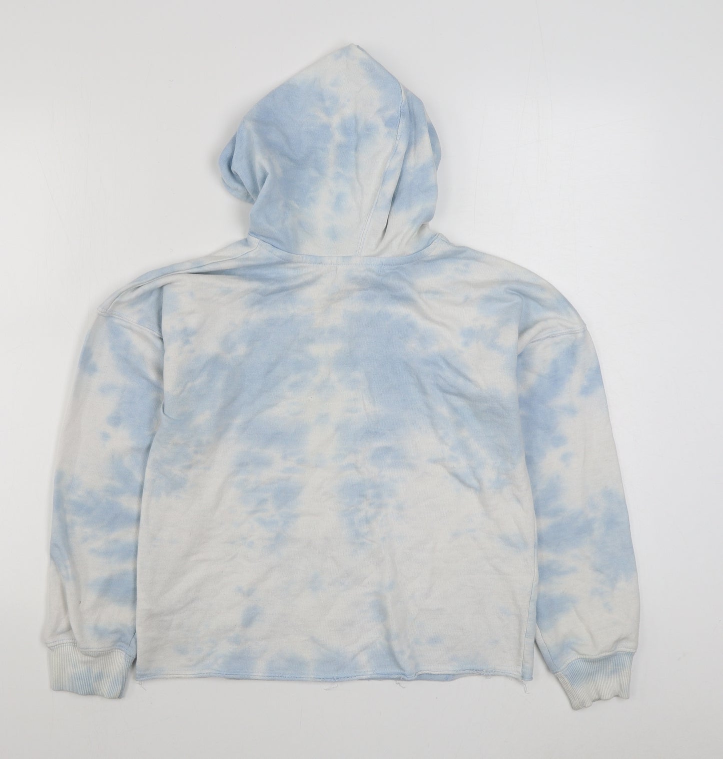 Jollie & Joy Womens Blue  Cotton Pullover Hoodie Size S  Pullover