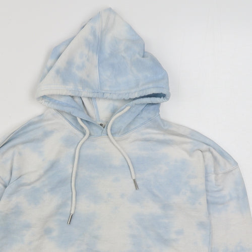 Jollie & Joy Womens Blue  Cotton Pullover Hoodie Size S  Pullover