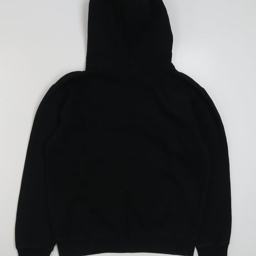 Jake Miller Mens Black  Cotton Pullover Hoodie Size XS