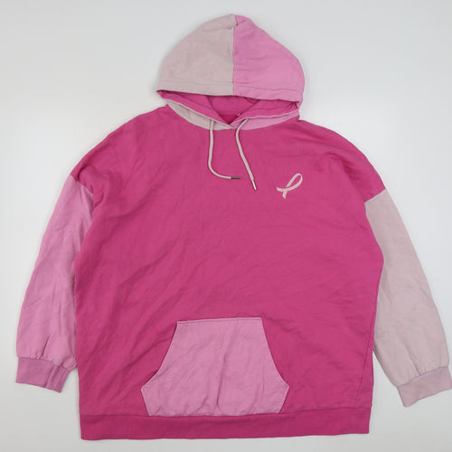 George Womens Pink  Cotton Pullover Hoodie Size 22  Pullover - Cancer Research UK