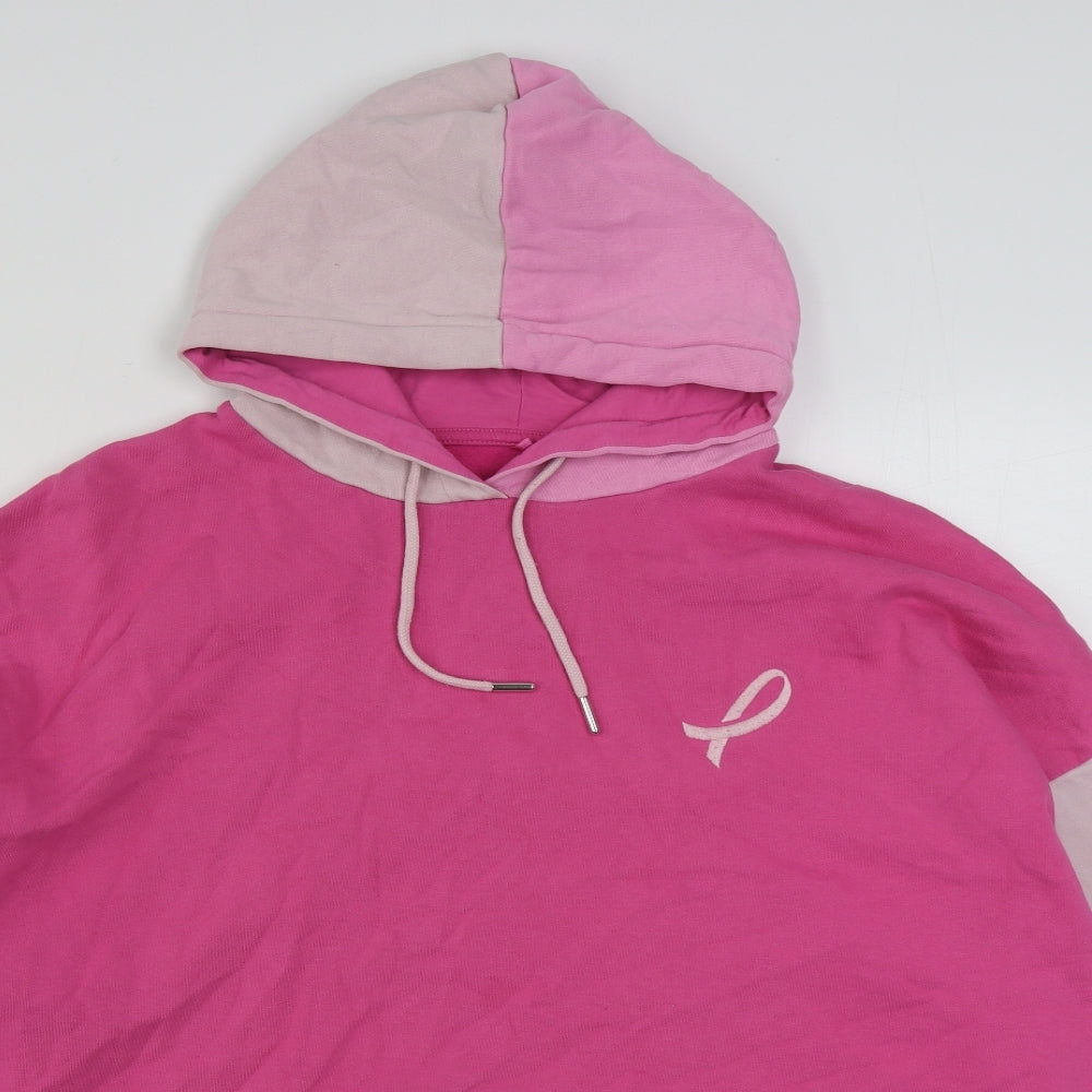 George Womens Pink  Cotton Pullover Hoodie Size 22  Pullover - Cancer Research UK