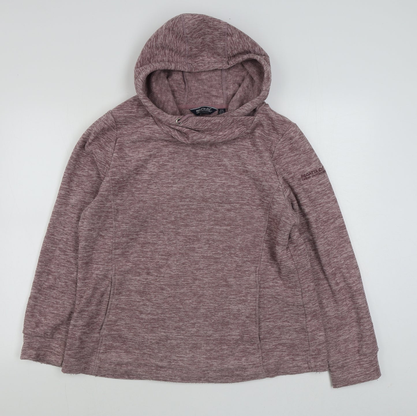Regatta Womens Purple  Polyester Pullover Hoodie Size 14  Pullover
