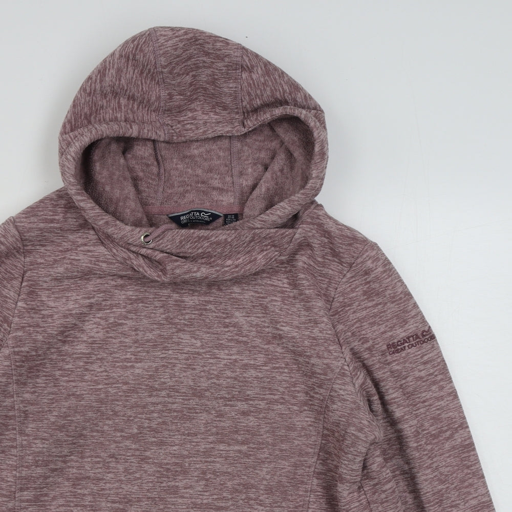 Regatta Womens Purple  Polyester Pullover Hoodie Size 14  Pullover