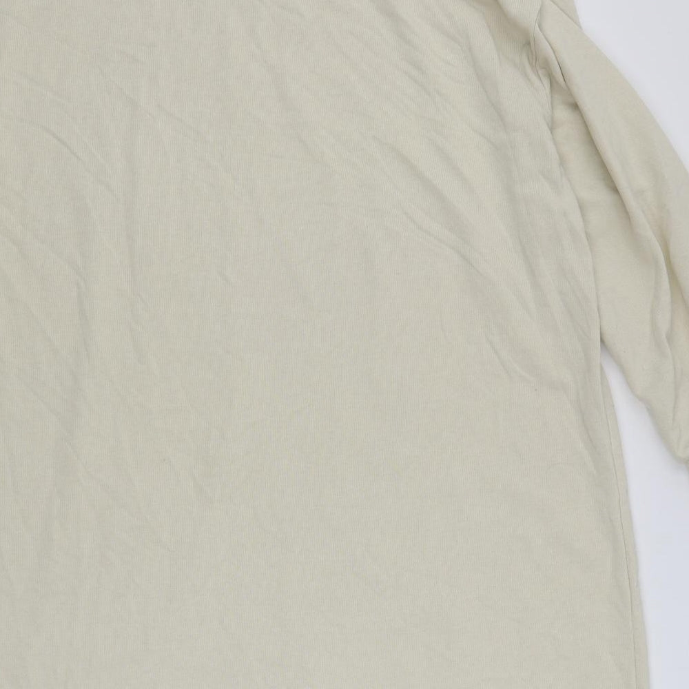 George Womens Beige  Cotton Jumper Dress  Size XL  Boat Neck Pullover