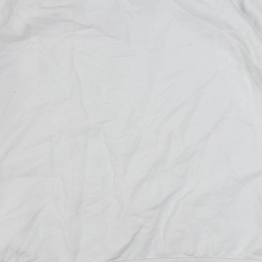 Primark Womens White  Cotton Pullover Sweatshirt Size XL  Pullover