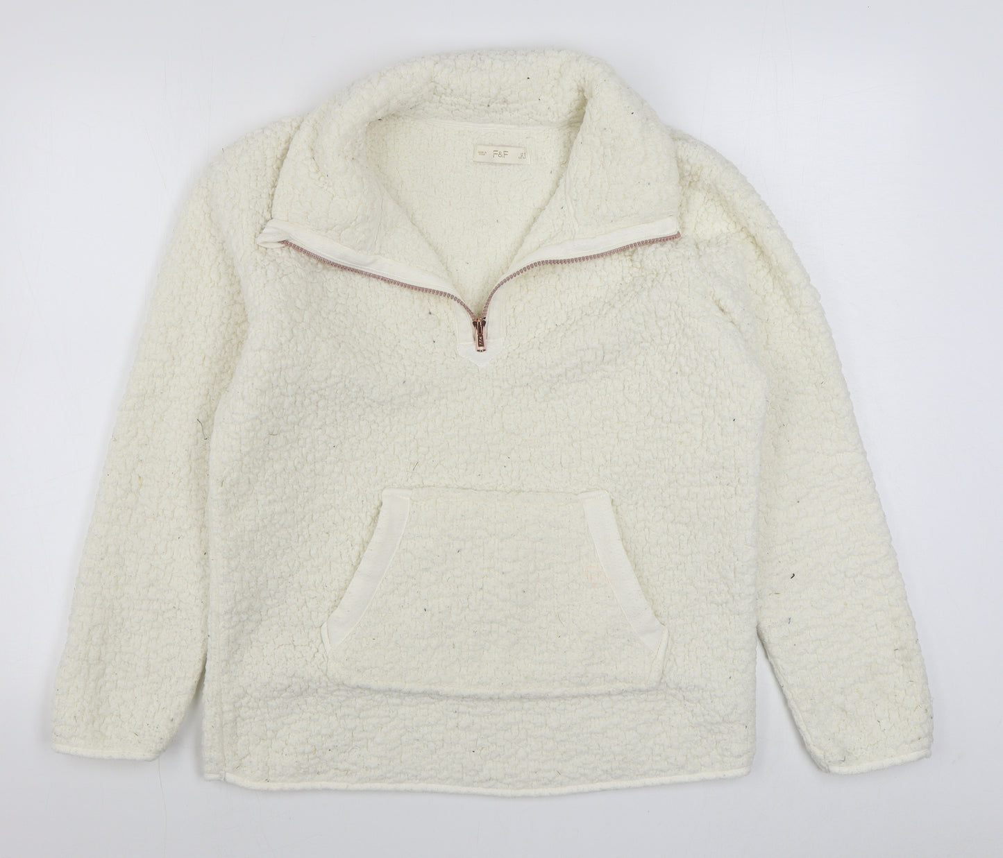 F&F Womens White   Jacket  Size XS  Zip