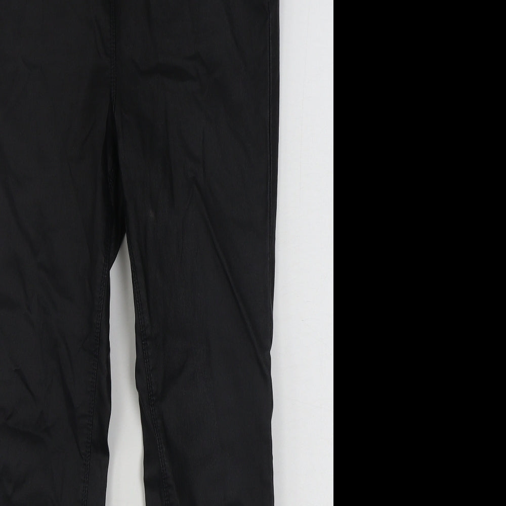 NEXT Womens Black  Viscose Jegging Jeans Size 14 L25 in Regular