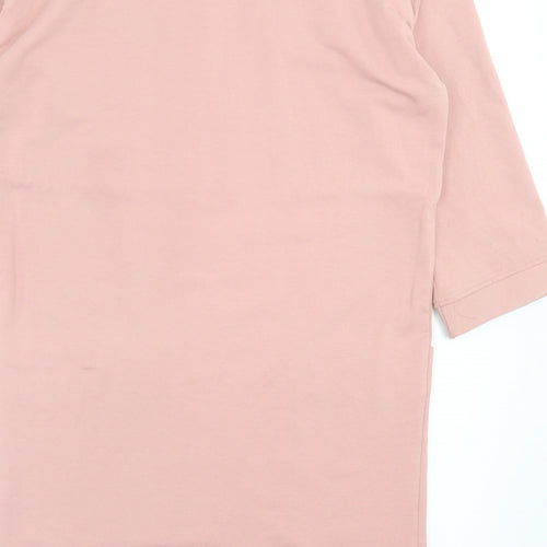 Atmosphere Womens Pink  Polyester Jumper Dress  Size 8  Crew Neck Pullover