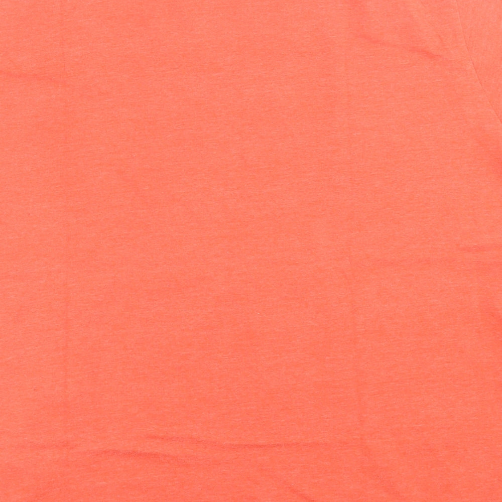 Weird Fish Mens Orange  Cotton  T-Shirt Size XL Crew Neck