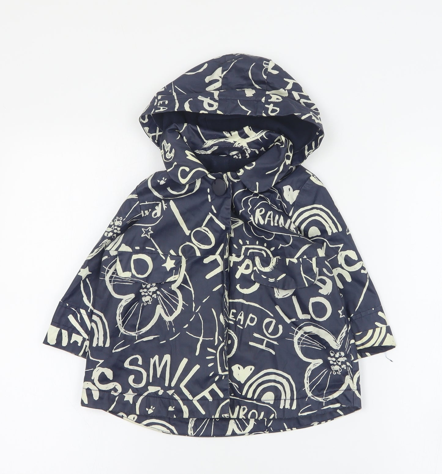 NEXT Baby Blue   Rain Coat Coat Size 12-18 Months   Snap