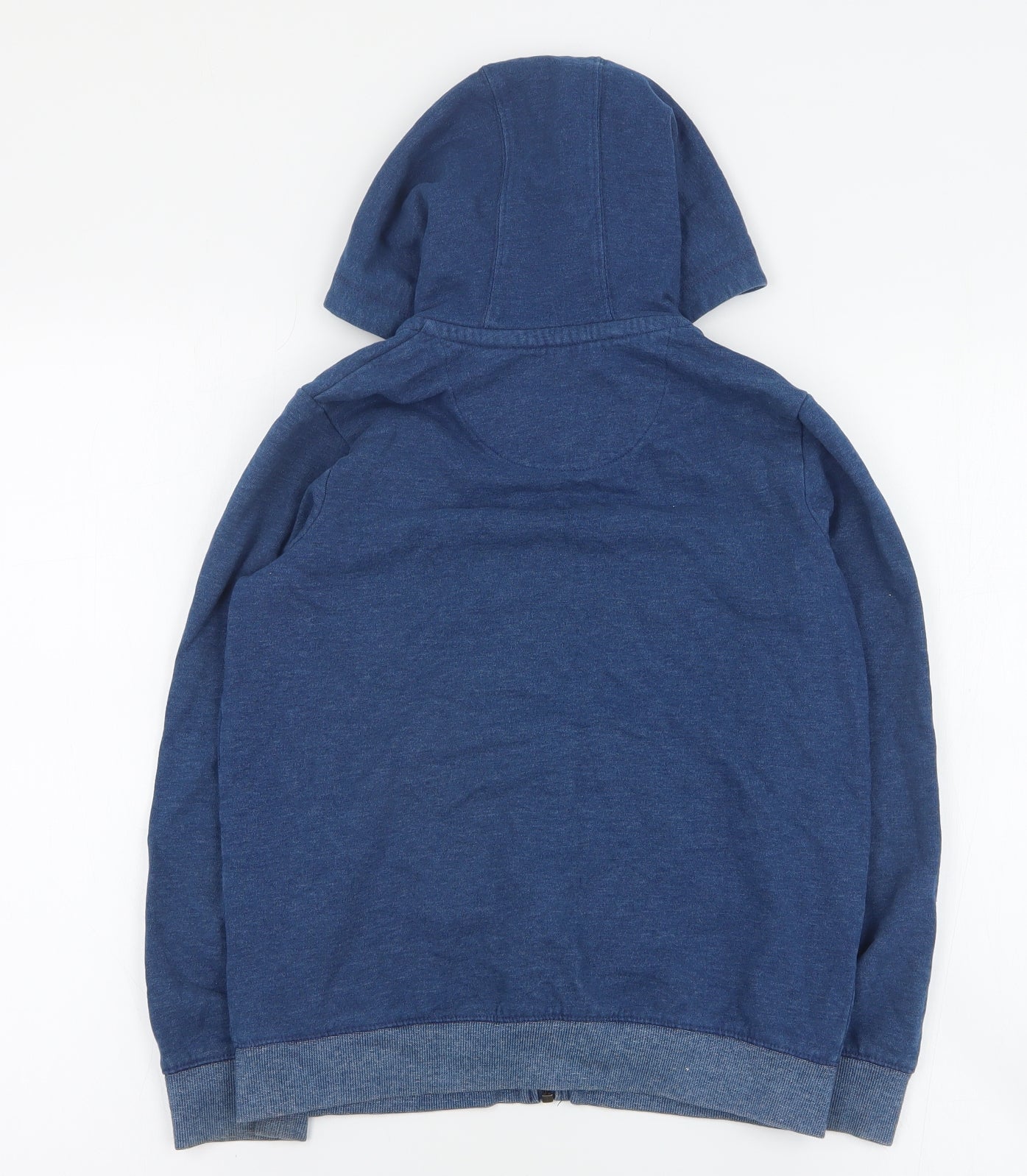 Marks and Spencer Boys Blue  Polyester Full Zip Hoodie Size 9-10 Years  Zip