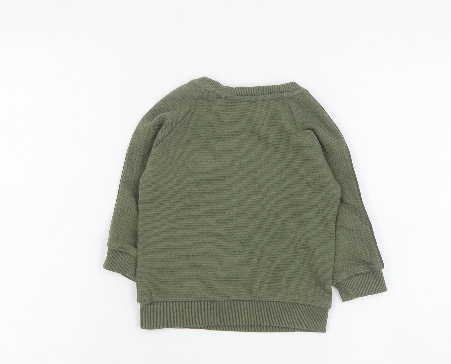 Primark Boys Green  Polyester Pullover Sweatshirt Size 12-13 Years  Pullover