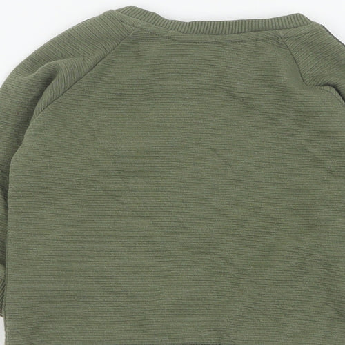 Primark Boys Green  Polyester Pullover Sweatshirt Size 12-13 Years  Pullover