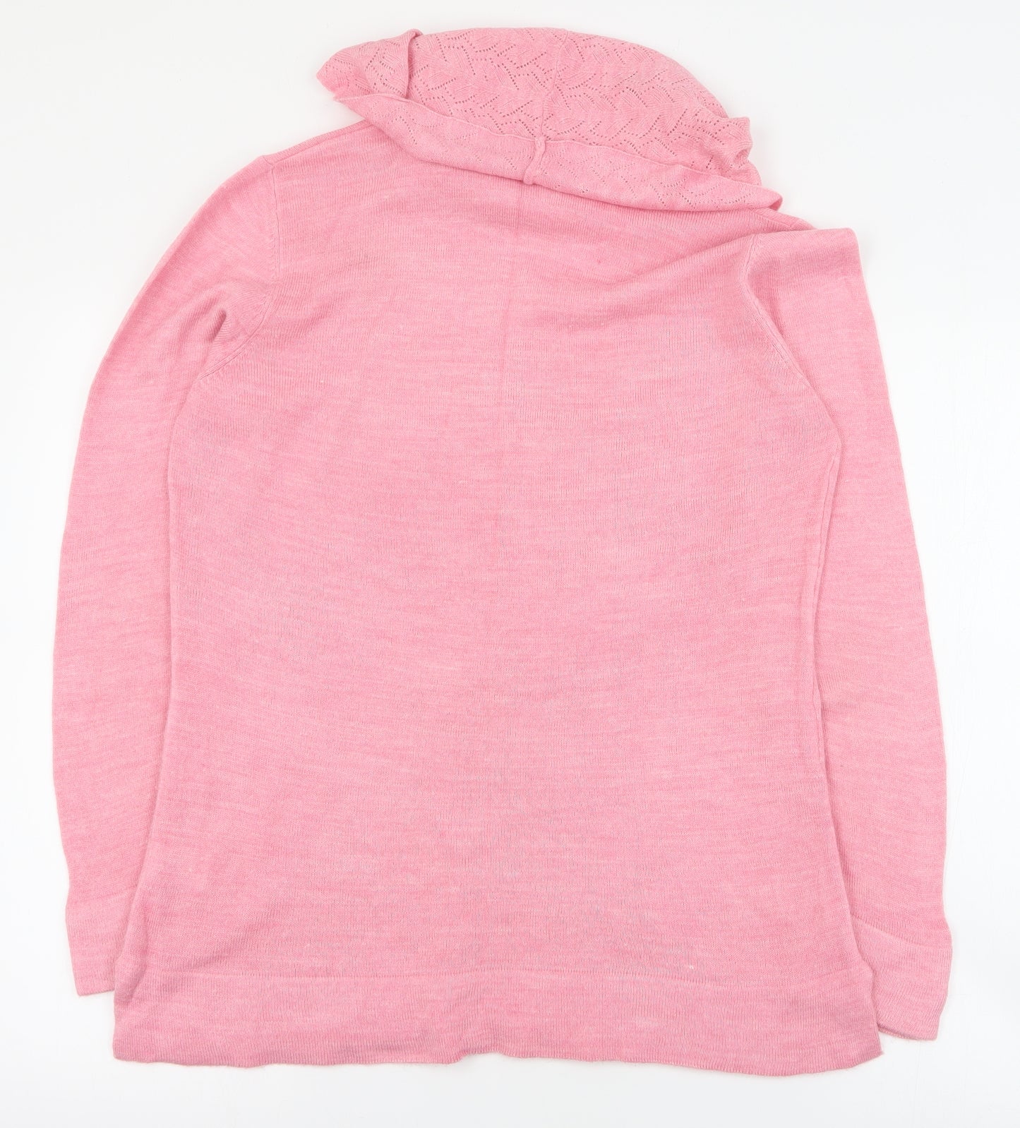 Tigi Womens Pink Roll Neck  Acrylic Pullover Jumper Size 14   - 14-16