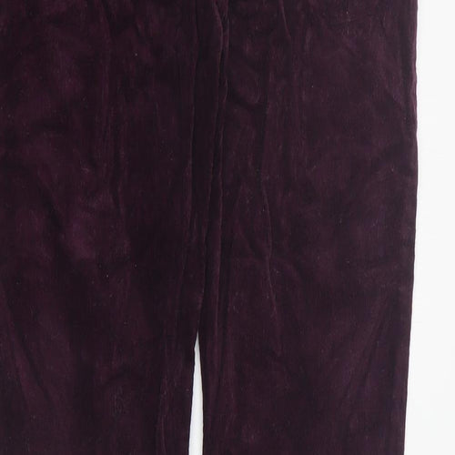 NEXT Girls Purple  Cotton Straight Jeans Size 10 Years  Regular Zip