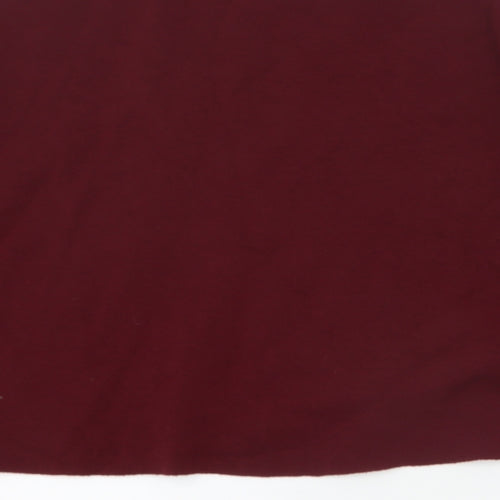 Primark Womens Red  Polyacrylate Fibre Pullover Sweatshirt Size M  Pullover - Cropped