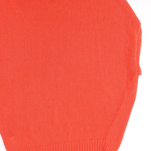Atmosphere Womens Red Round Neck  Acrylic Pullover Jumper Size S