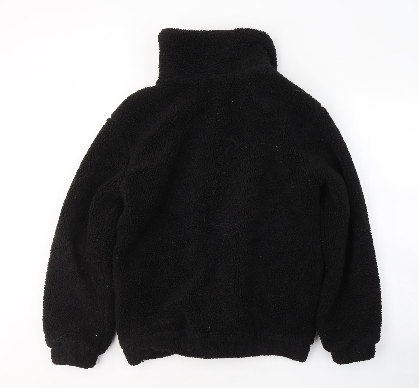 Boohoo Womens Black   Jacket Coat Size 8  Zip