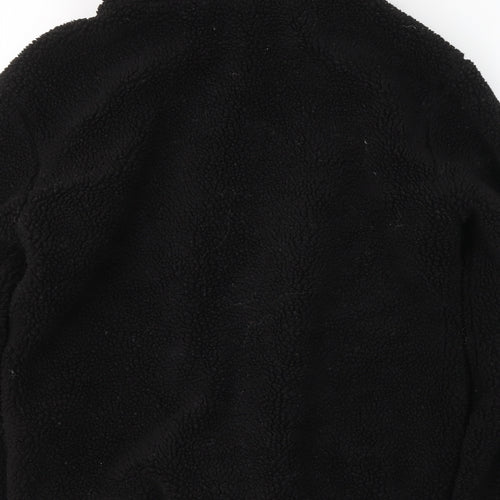 Boohoo Womens Black   Jacket Coat Size 8  Zip