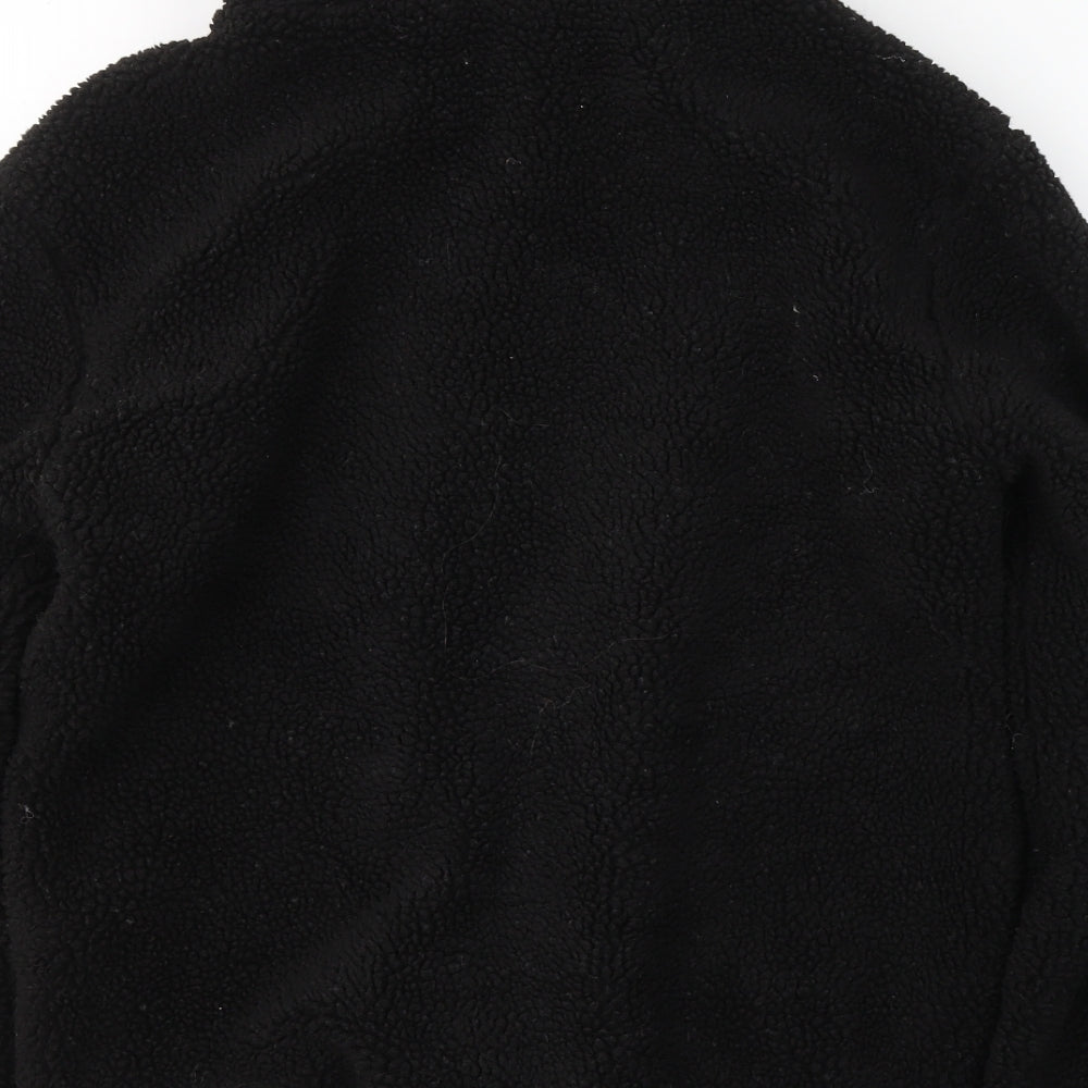 Boohoo Womens Black   Jacket Coat Size 8  Zip