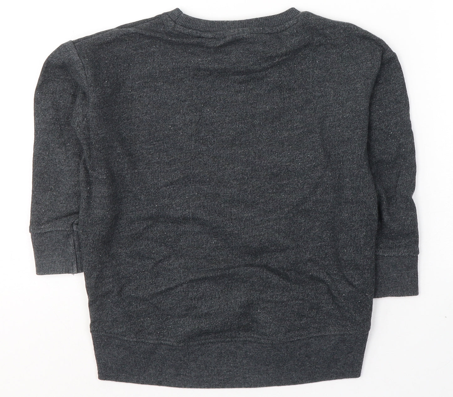 Star Wars Boys Grey  Cotton Pullover Sweatshirt Size 3-4 Years  Pullover
