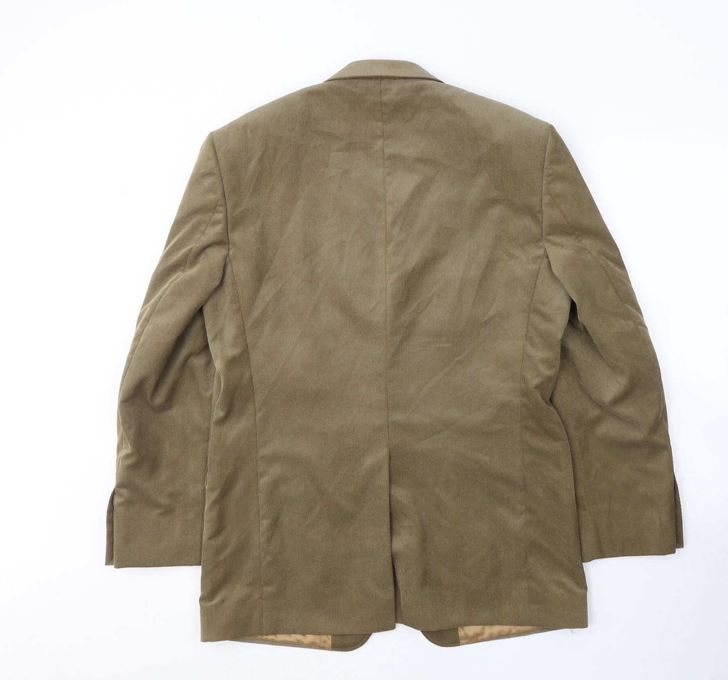 Marks and Spencer Mens Brown  Polyester Jacket Suit Jacket Size 38