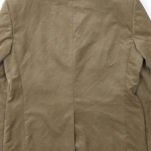 Marks and Spencer Mens Brown  Polyester Jacket Suit Jacket Size 38
