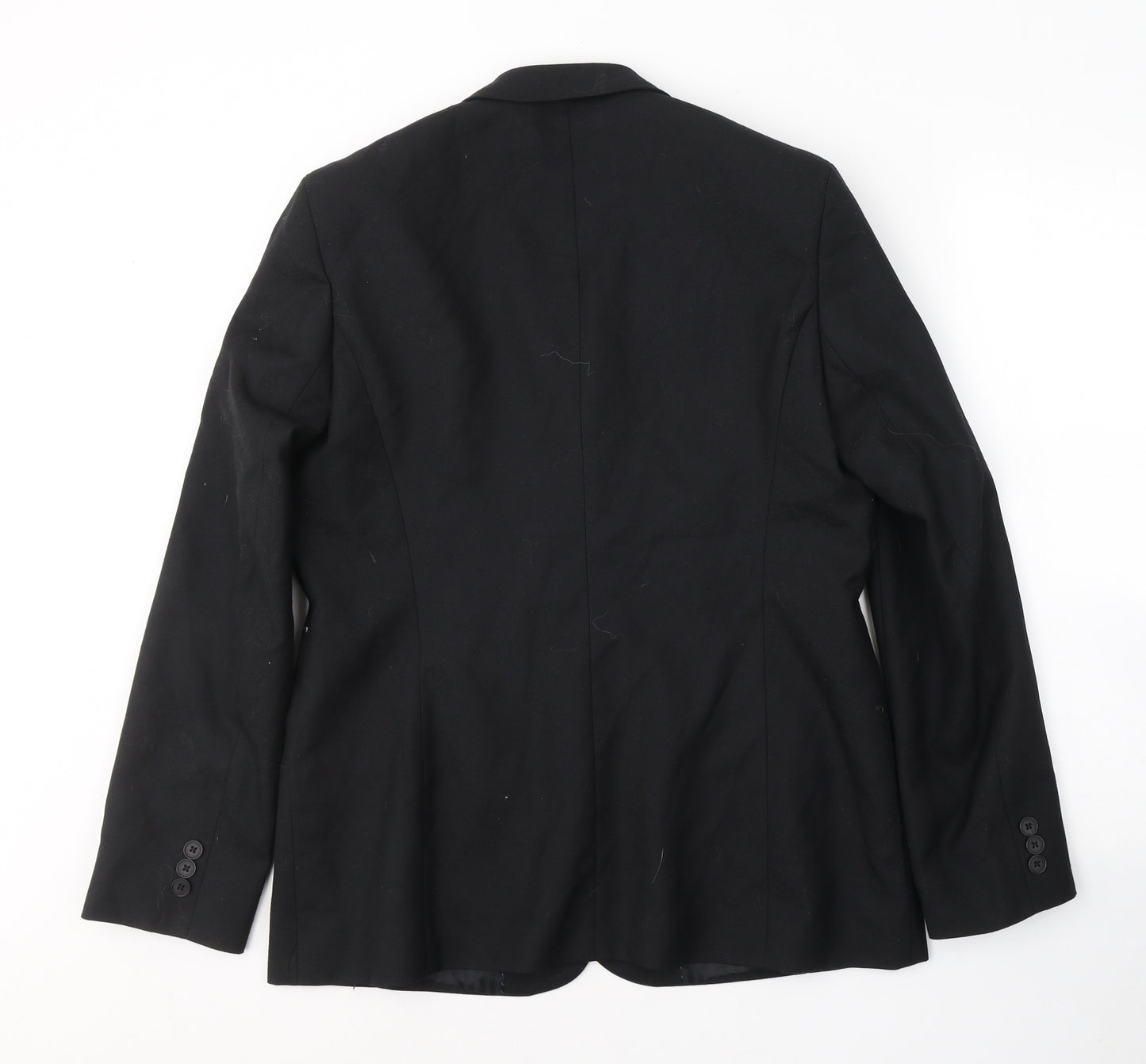 Endurance Womens Black  Polyester Jacket Suit Jacket Size 14