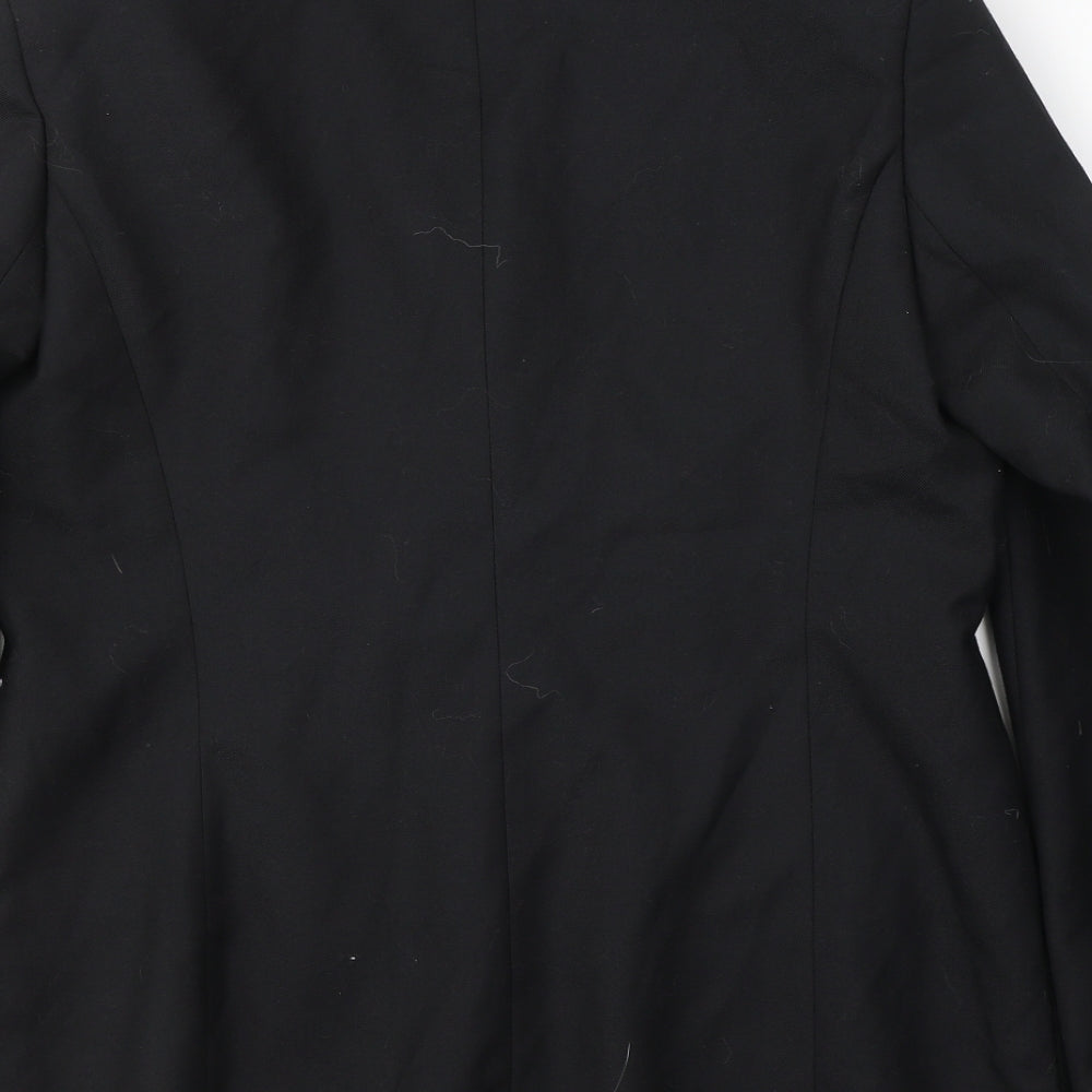 Endurance Womens Black  Polyester Jacket Suit Jacket Size 14