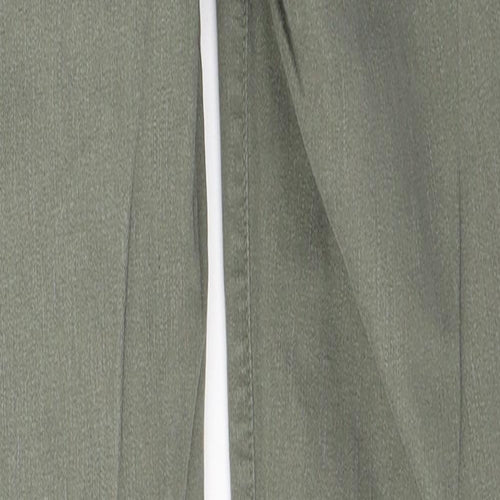 New Look Womens Green  Cotton Skinny Jeans Size 8 L27 in Regular Button