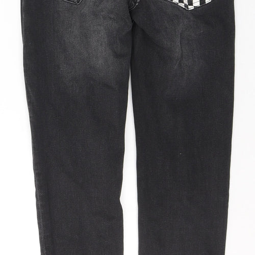NEXT Girls Black  Cotton Skinny Jeans Size 13 Years  Regular Button - Future is now
